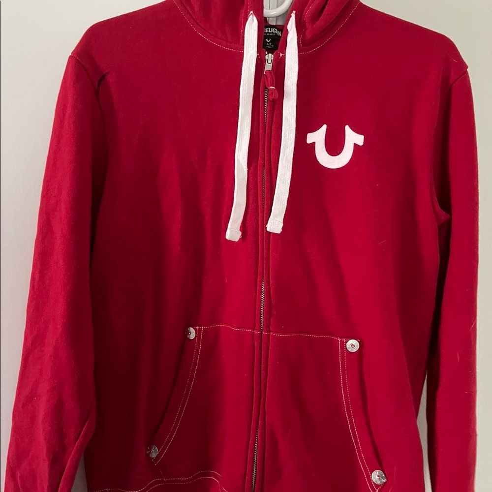 Very good condition True Religion zip up